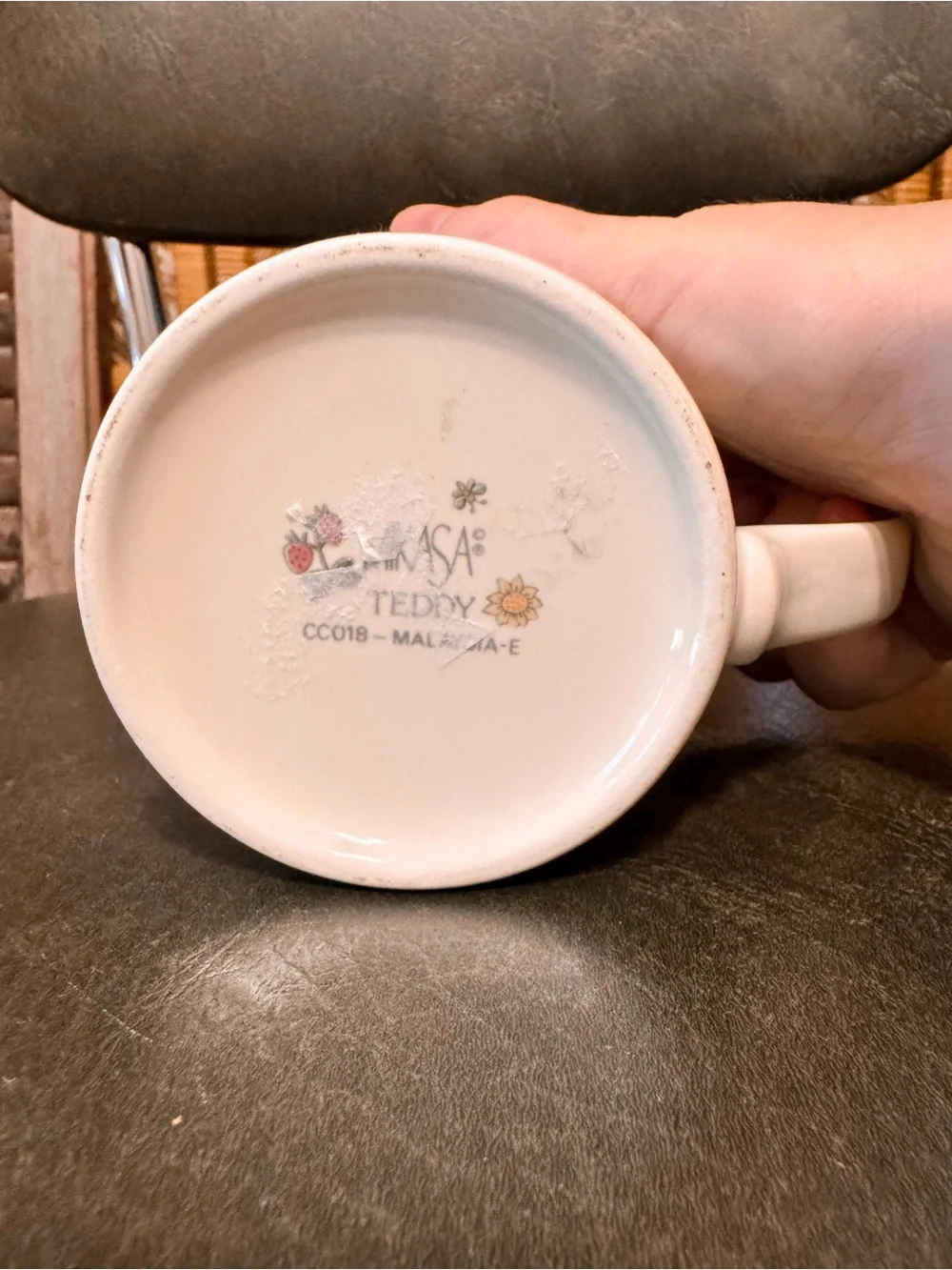 Vintage Bear Mouse Strawberry Mug